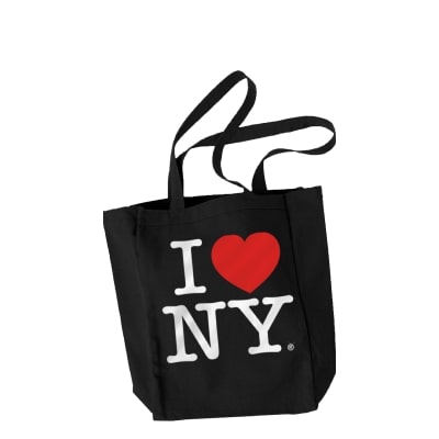 Black I Love NY Tote Bag and New York Souvenir 14