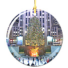 Rockefeller Center Christmas Ornament Rockefeller Center Christmas Ornament, Porcelain Christmas Tree Ornaments